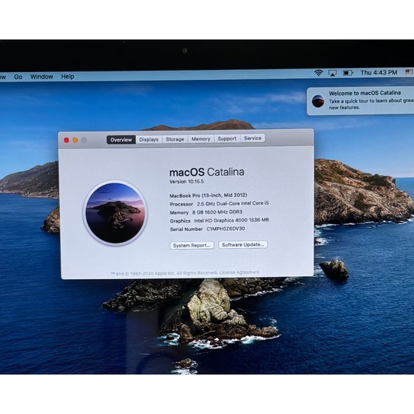 MacBook Pro (13inch, mid 2012) intel core i5, 8gb EXCELLENT - Picture 2 of 6